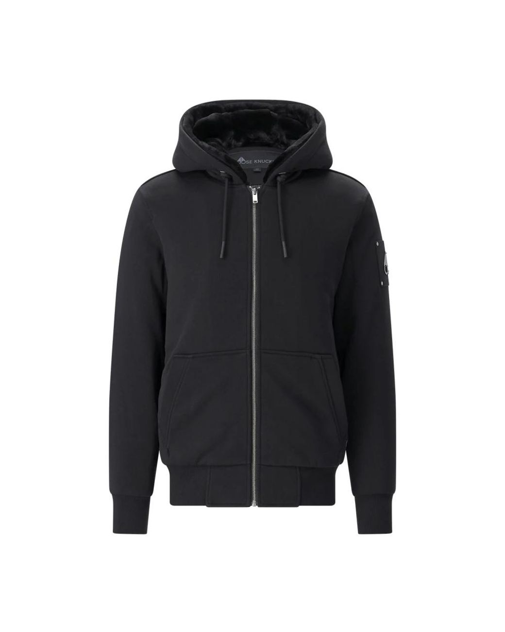 Moose Knuckles Black Zip-Throughs for men