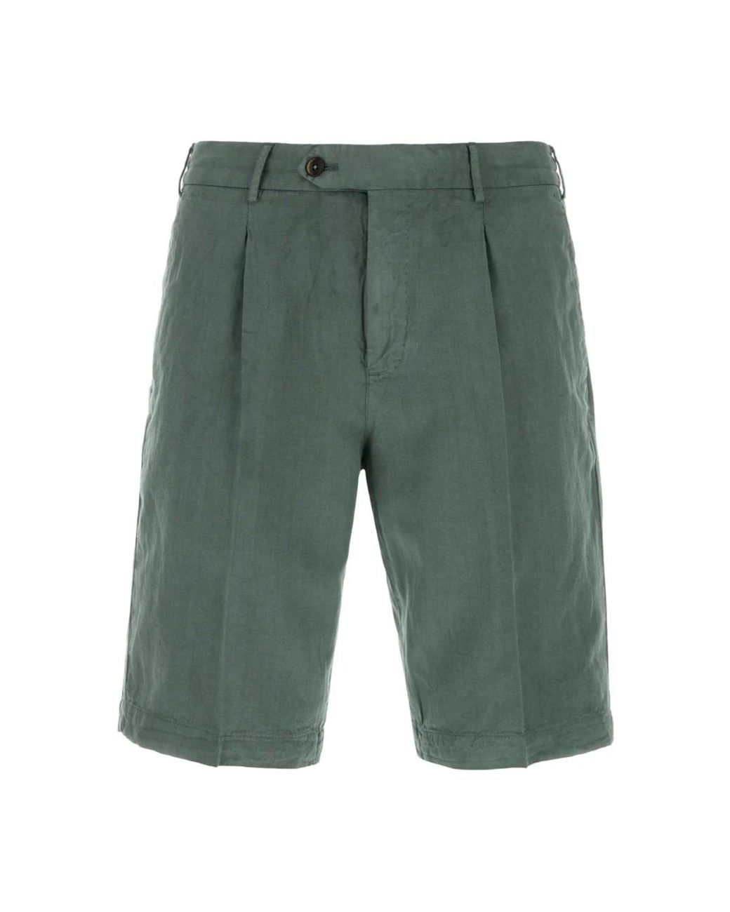 PT Torino Green Casual Shorts for men