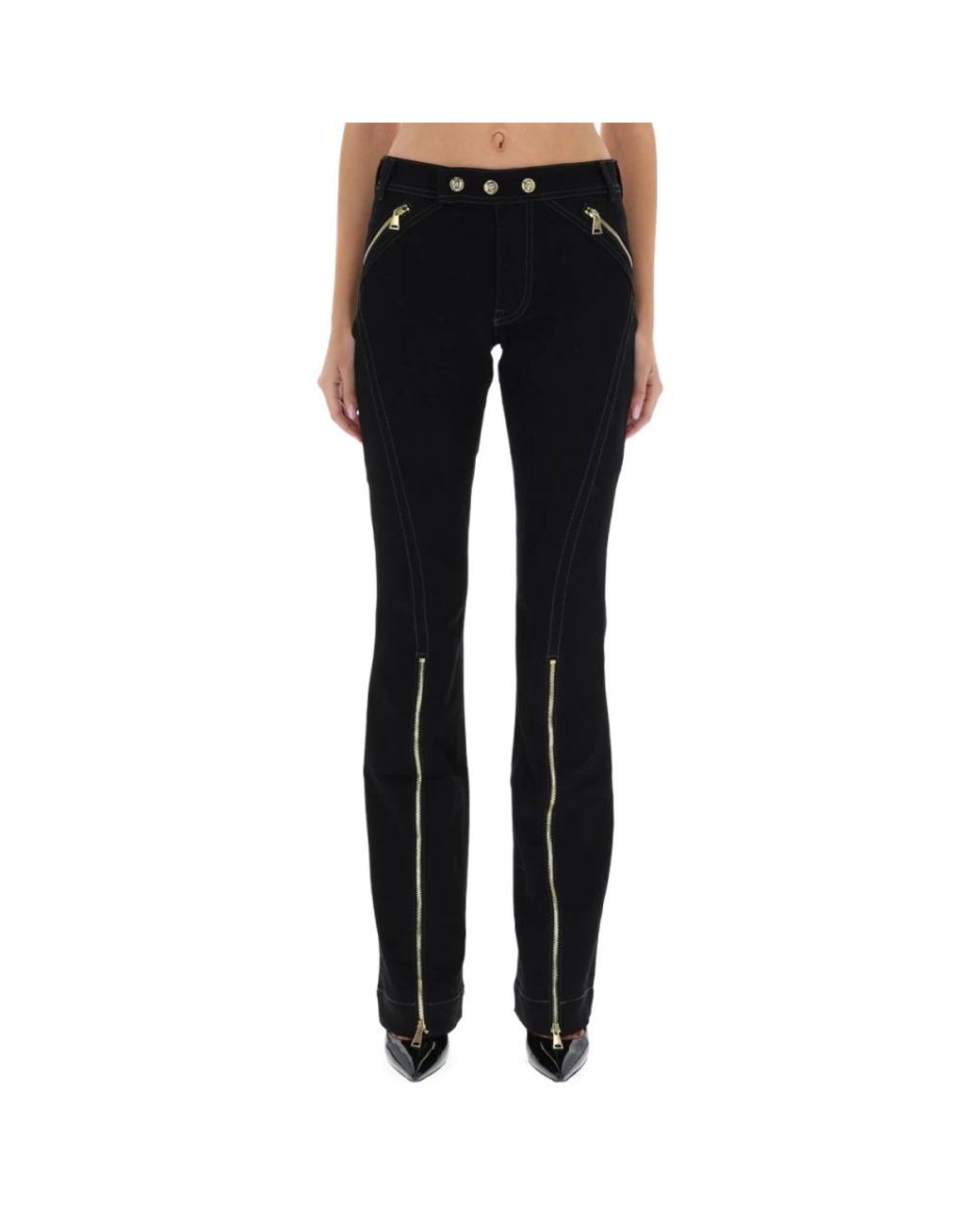 Versace Jeans Couture Black Bootcut Jeans
