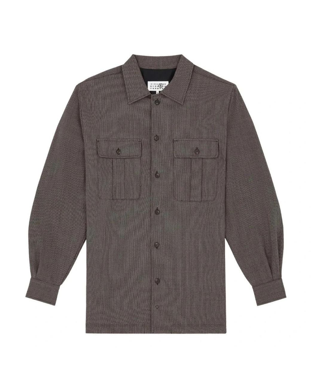 MM6 by Maison Margiela Gray Shirts