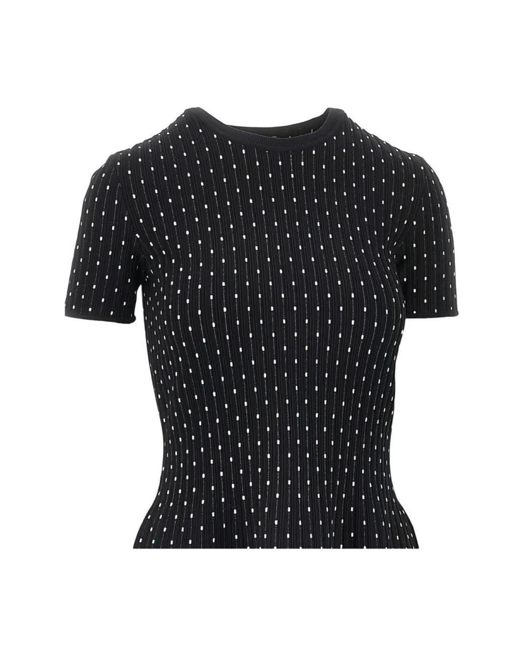 Emporio Armani Black Knitted Dresses