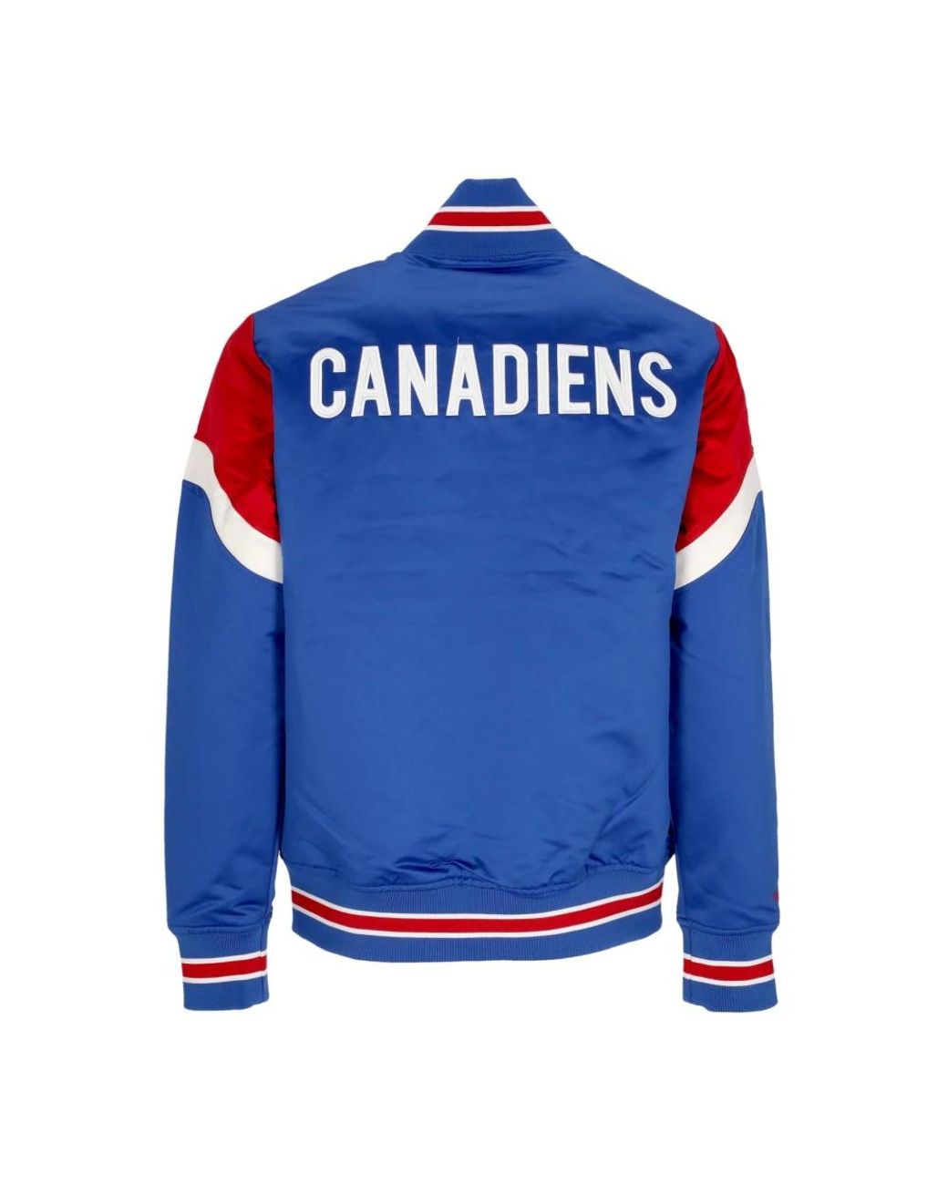 Mitchell & Ness Blue Bomber Jackets for men