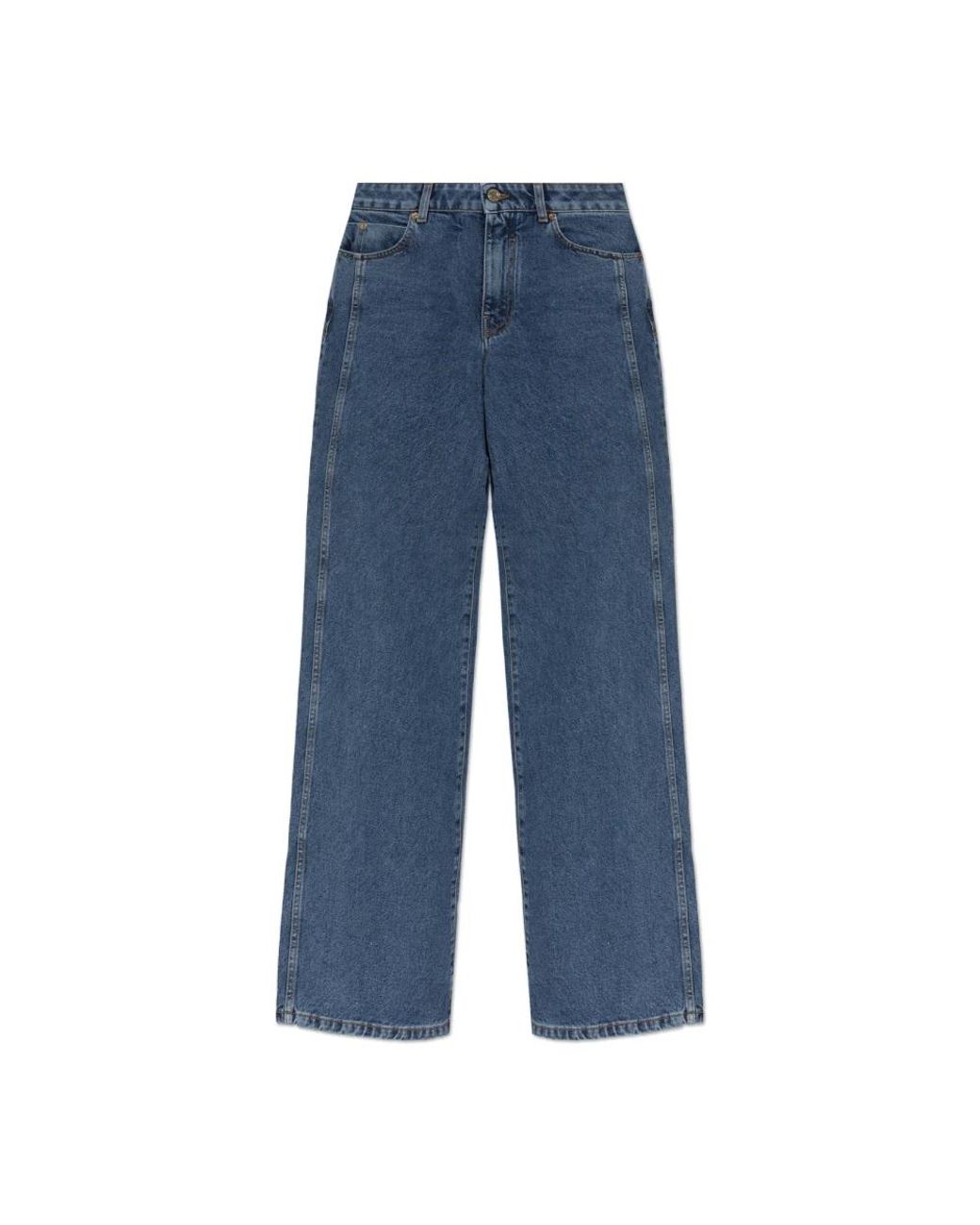 Balmain Straight-Leg Jeans in het Blue