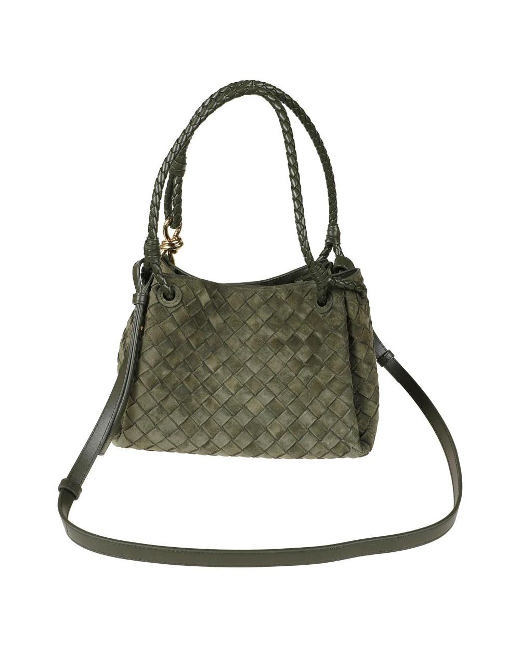 Bottega Veneta Green Shoulder Bags