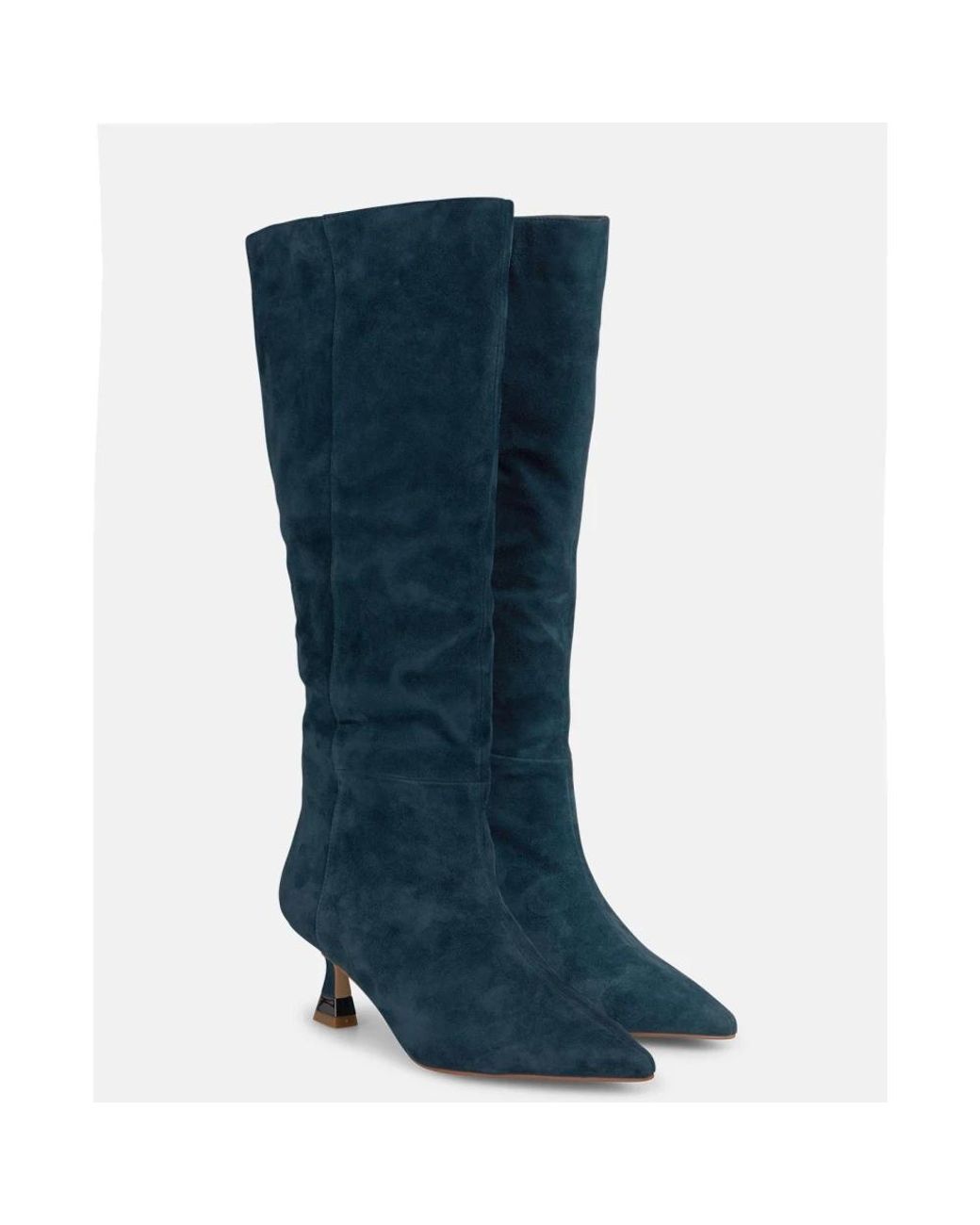 Alma En Pena. Blue Heeled Boots