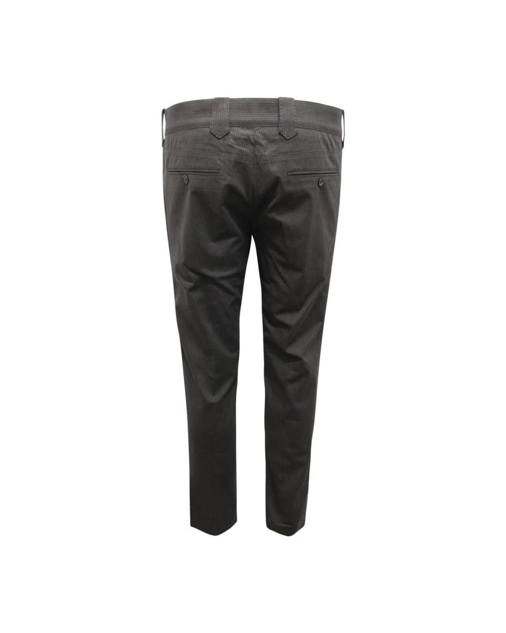 Dolce & Gabbana Gray Slim-Fit Trousers for men