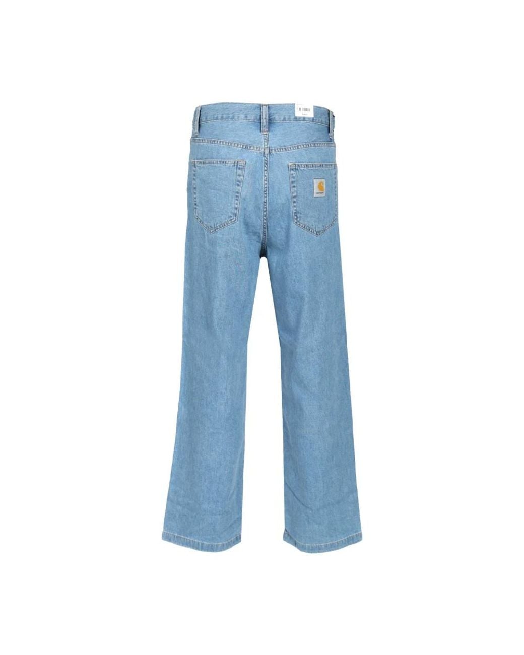 Carhartt Blue Straight Fit Jeans for men
