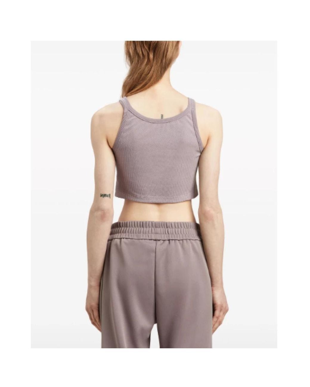Palm Angels Purple Sleeveless Tops