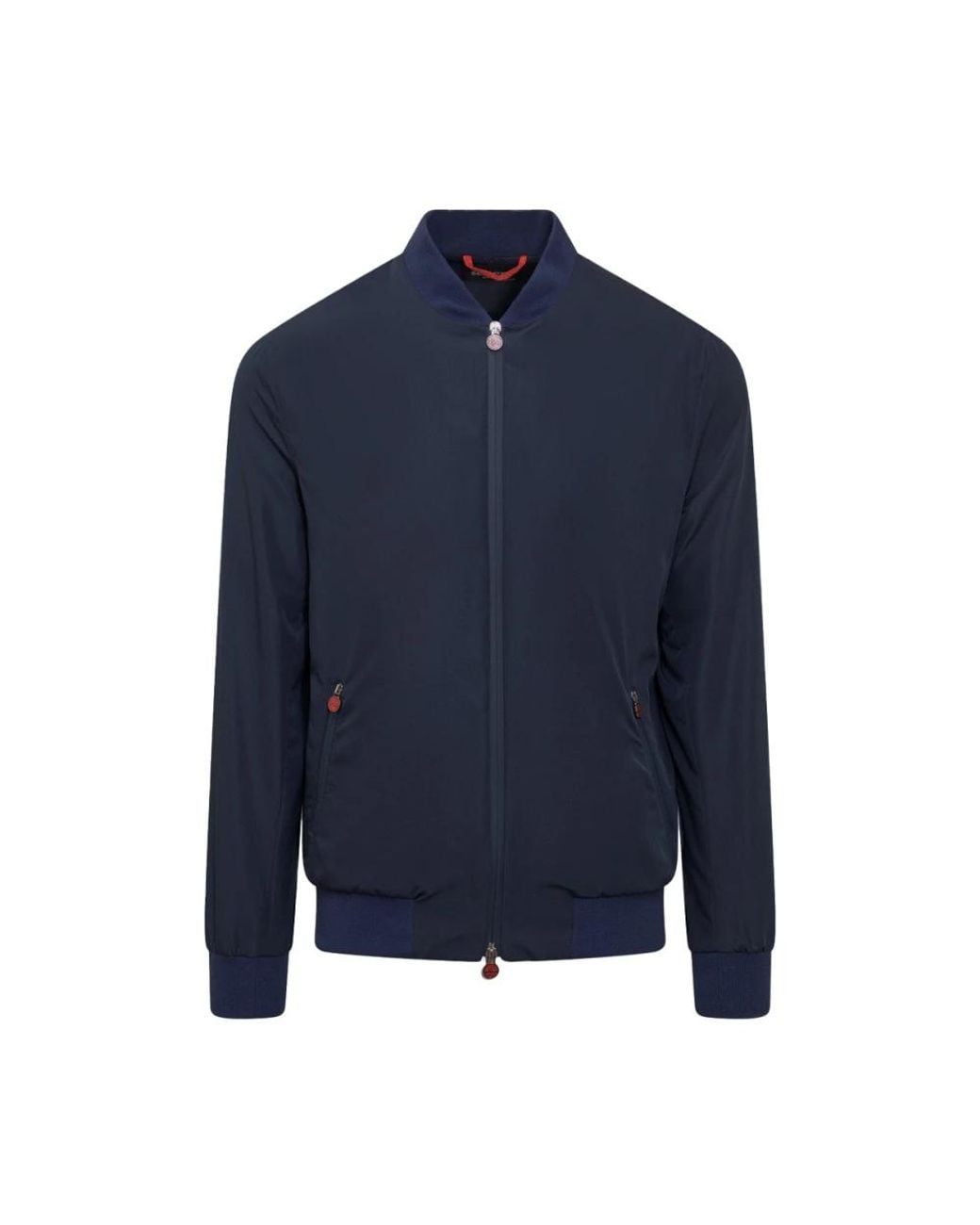 Kiton Jassen ,Blauw ,Polyester Parka Jas in het Blue voor heren