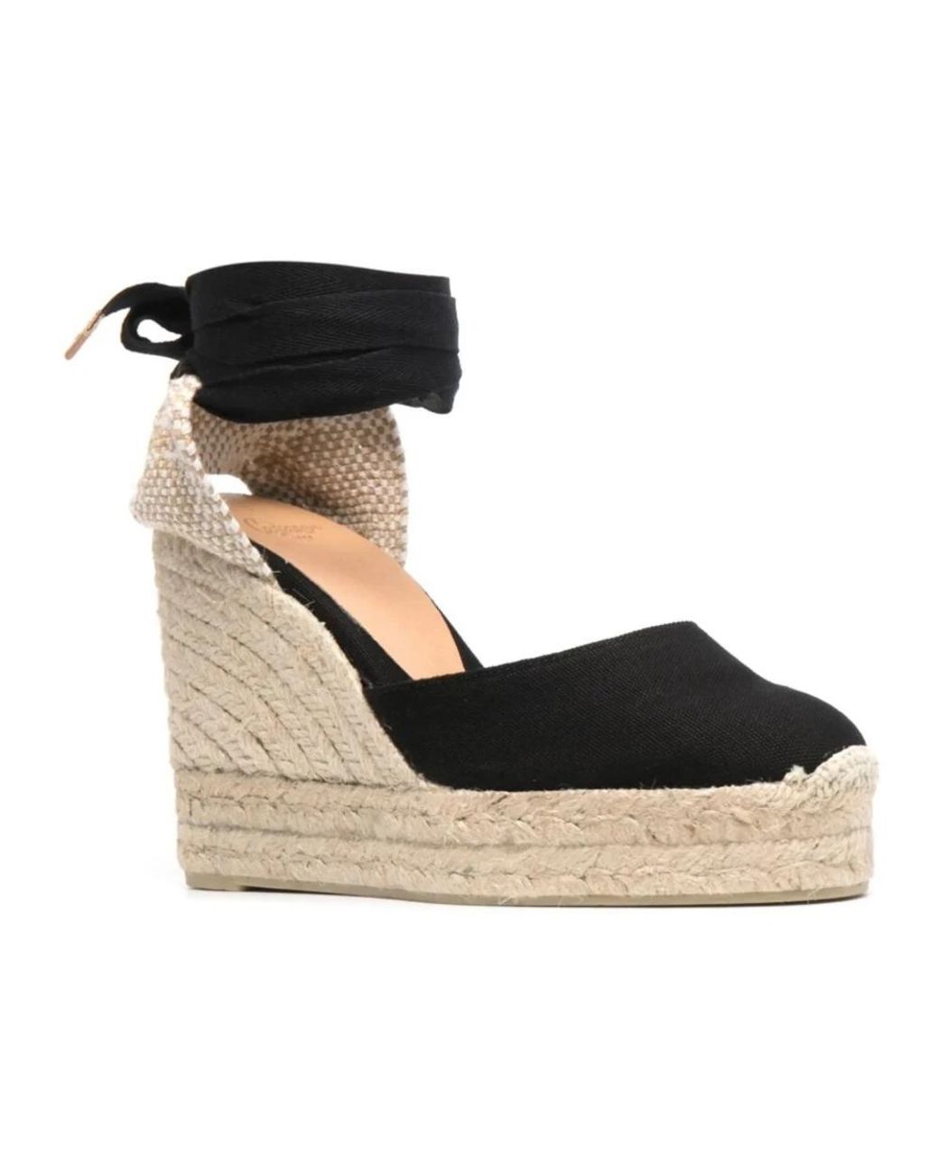 Castaner Black Wedges