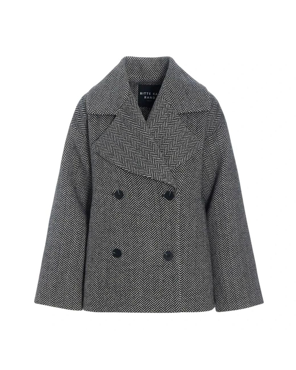 Bitte Kai Rand Gray Double-Breasted Coats