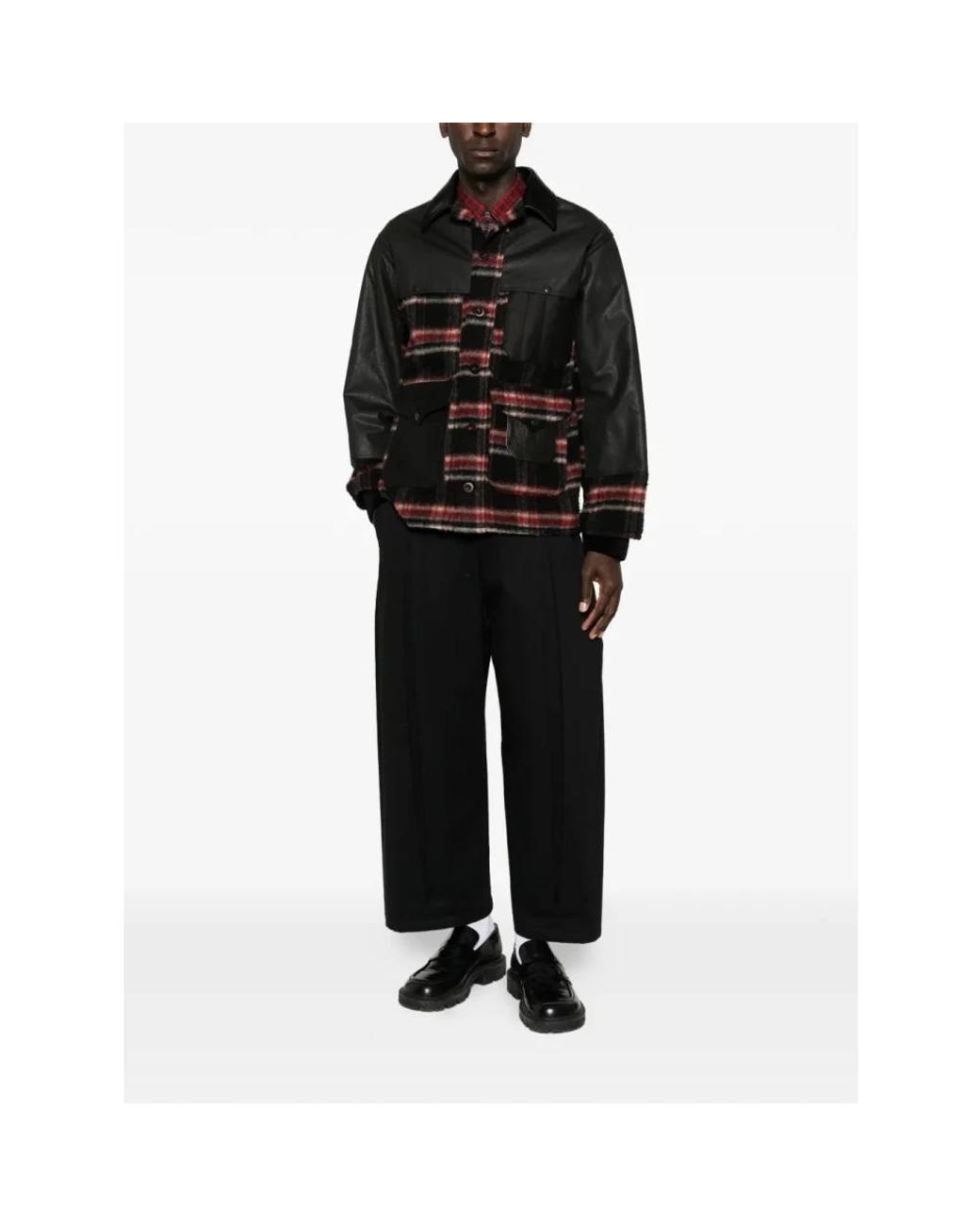 Junya Watanabe Tuxedo Patchwork Jacke in Black für Herren