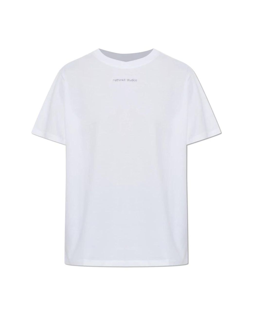 Rethinkit Studios Light Sweat Tee in het White
