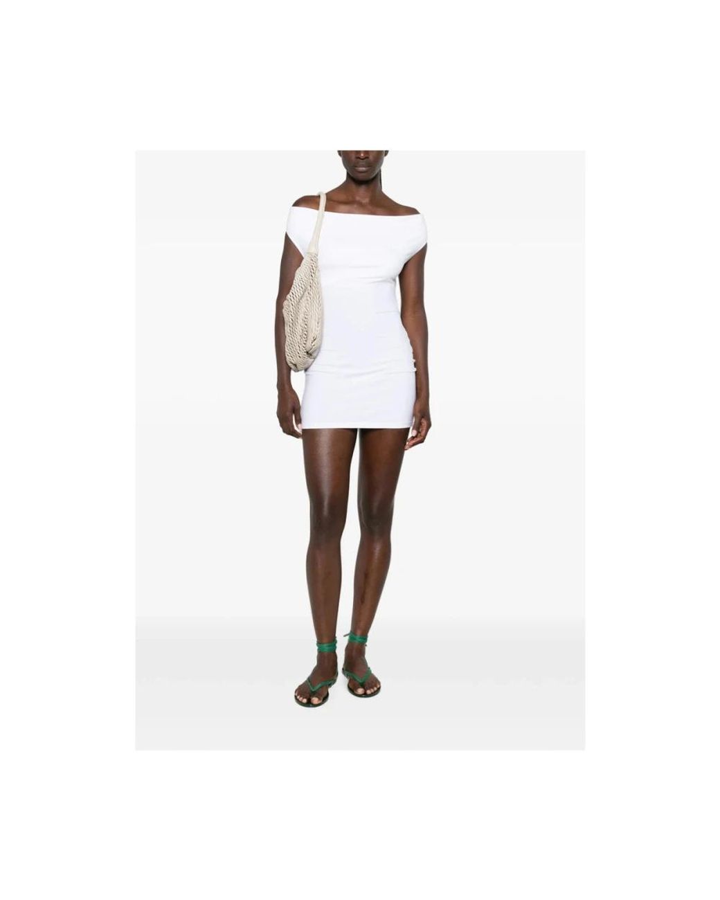 Frankie's Bikinis White Short Dresses