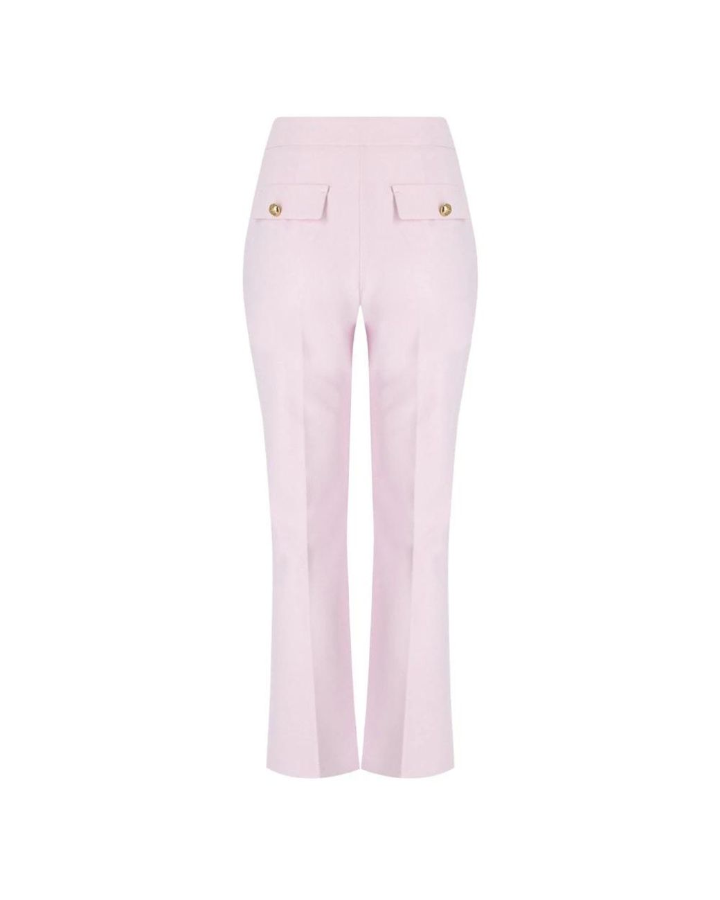 Elisabetta Franchi Pink Wide Trousers