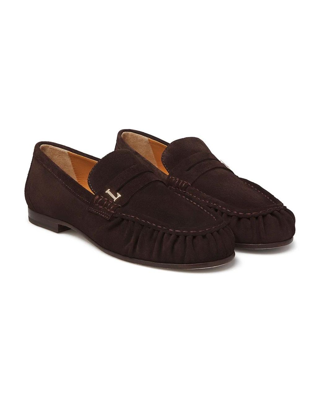 Loriblu Brown Suede Loafers