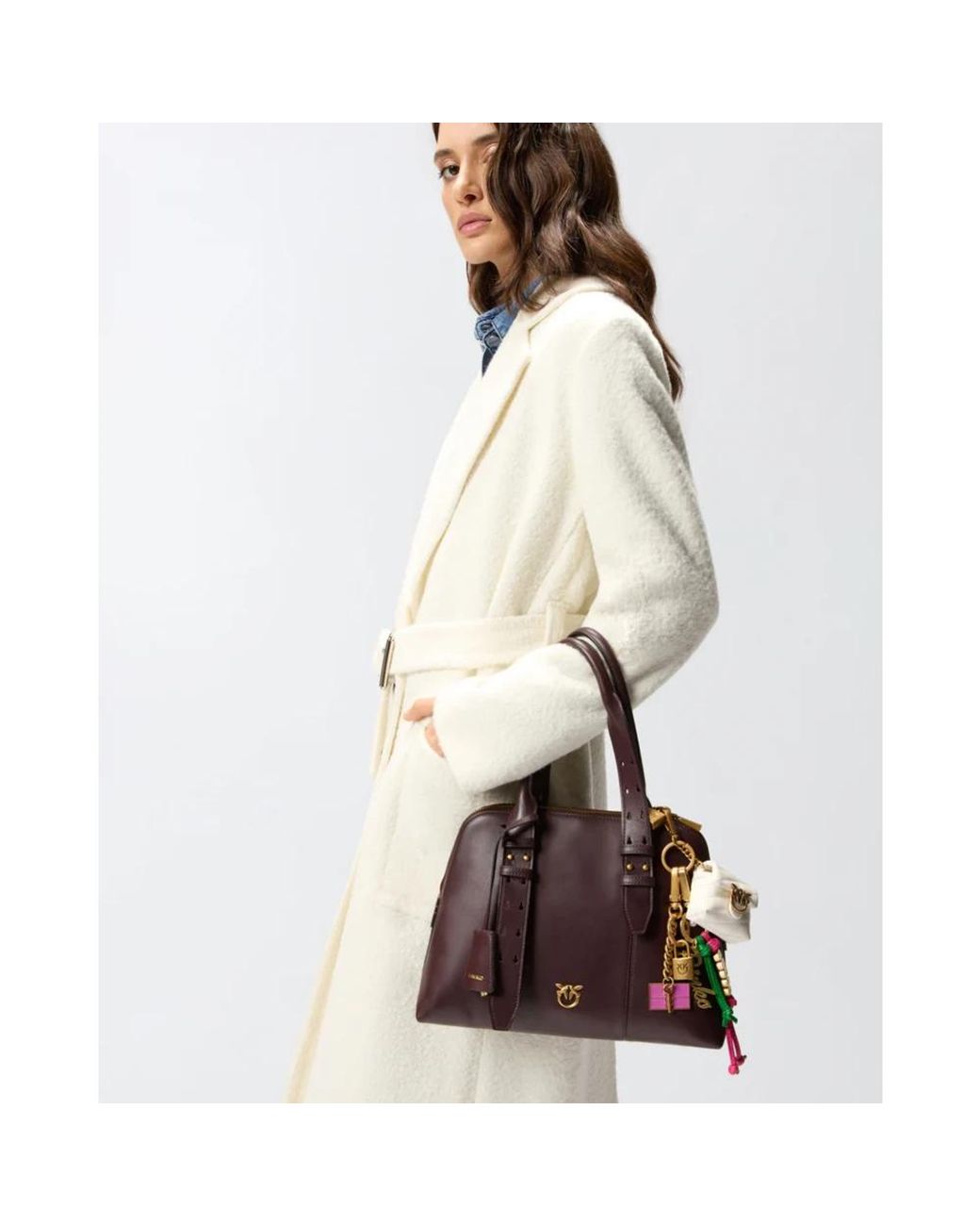 Pinko Metallic Bag Accessories
