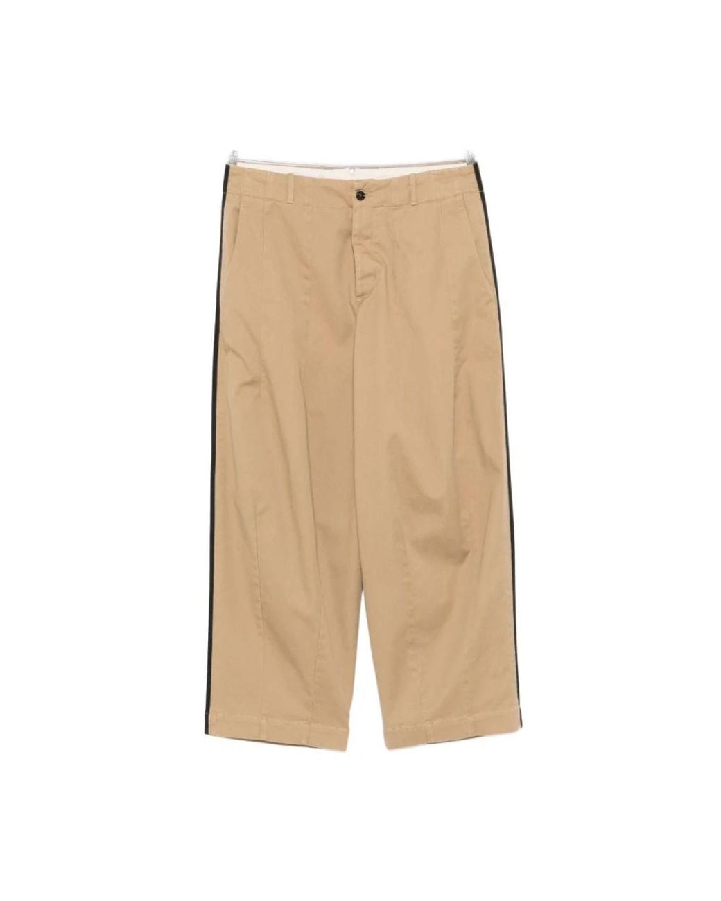 Nine:inthe:morning Natural Wide Trousers for men