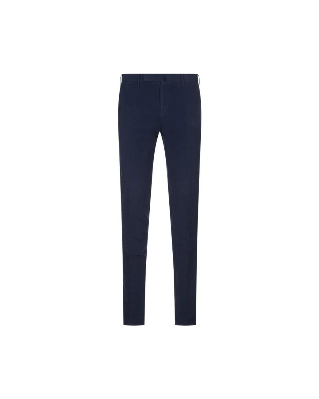 Incotex Blue Slim-Fit Trousers for men