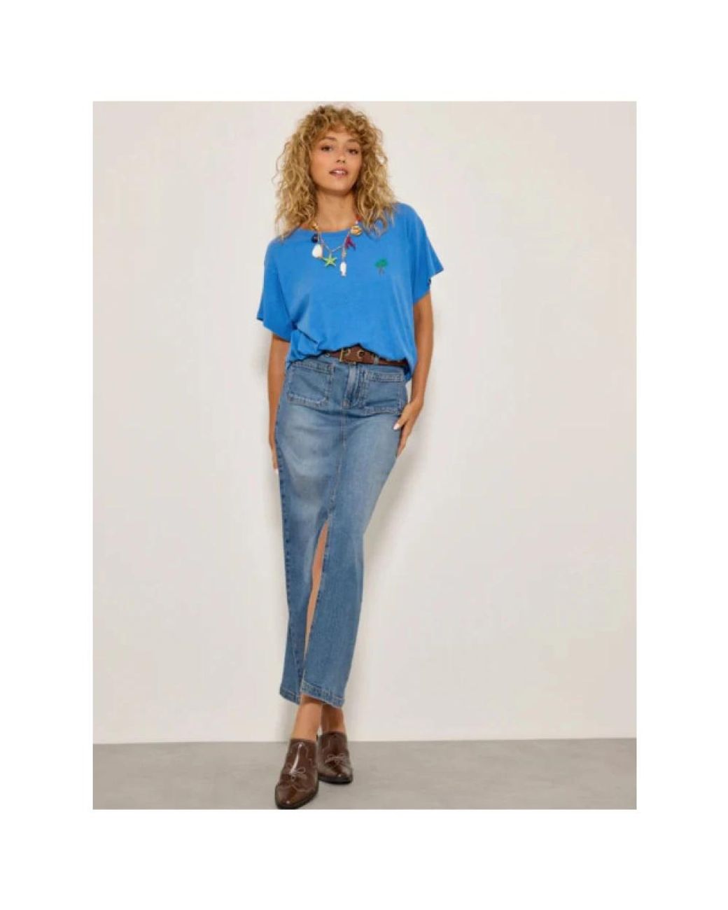 Five Jeans Blue Denim Skirts