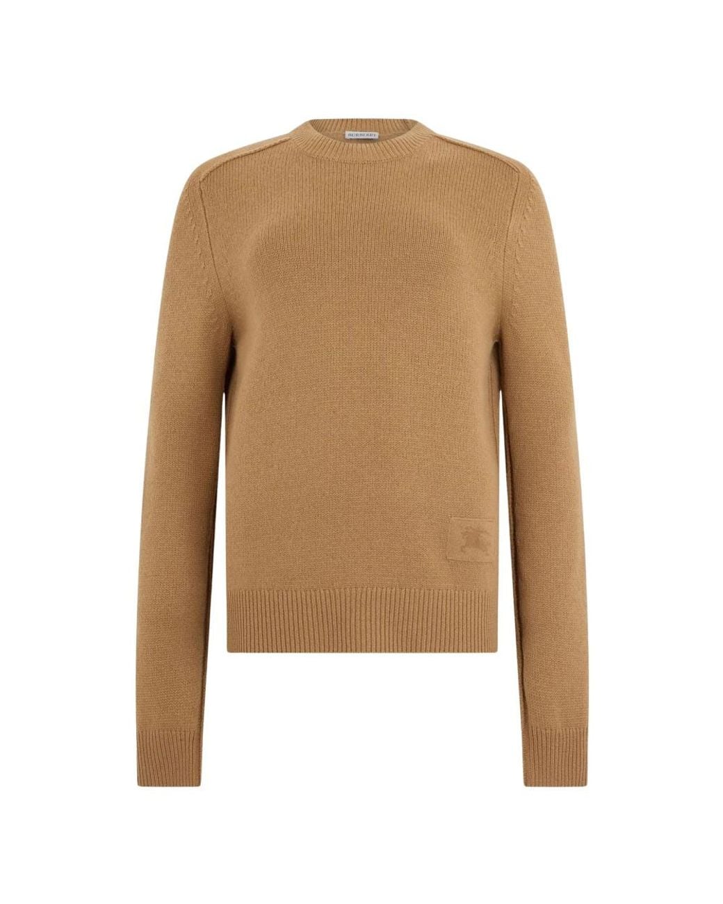 Burberry Brown Round-Neck Knitwear