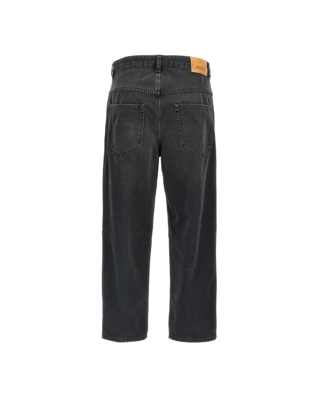Isabel Marant Gray Straight Fit Jeans