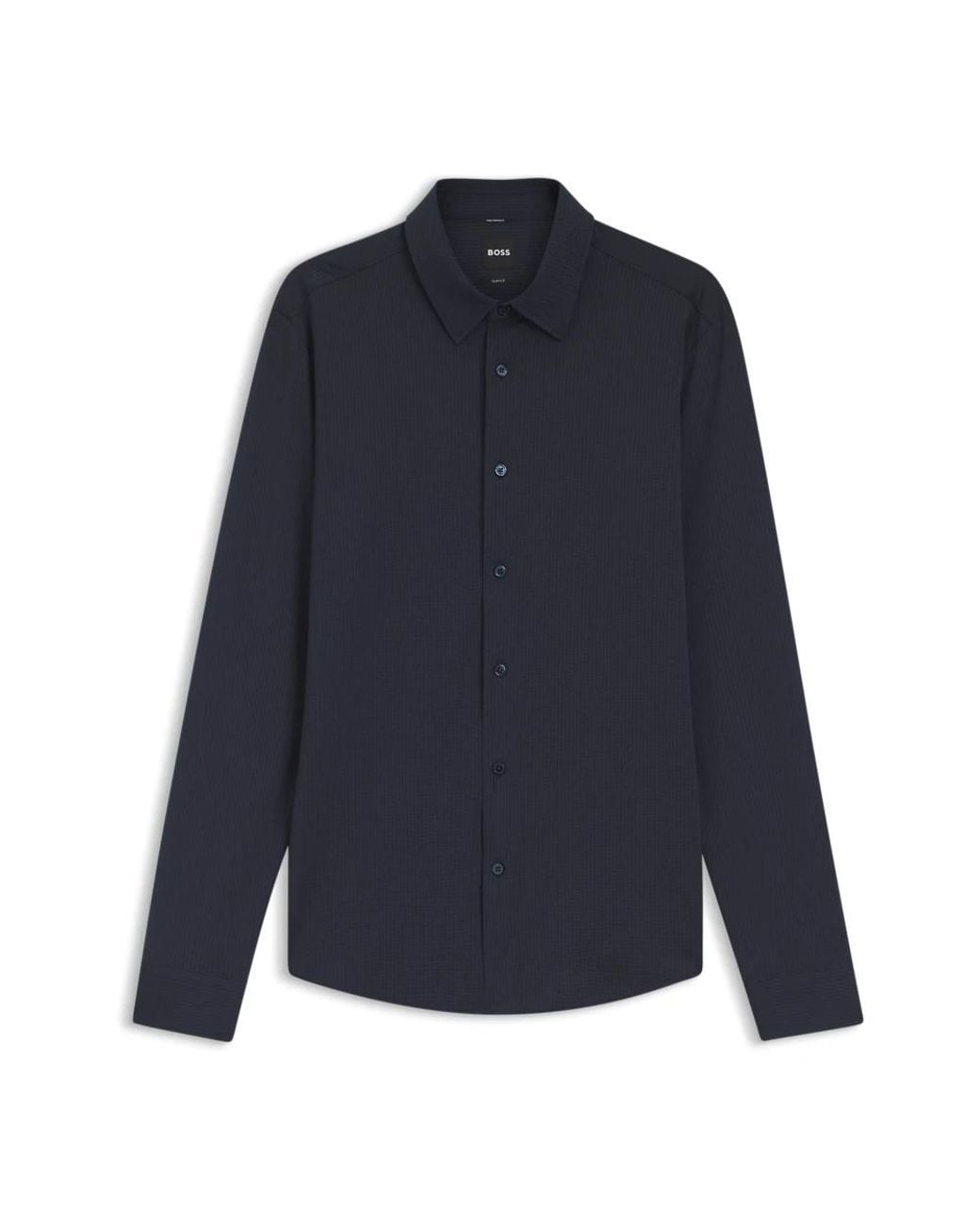 Boss Blue Casual Shirts for men