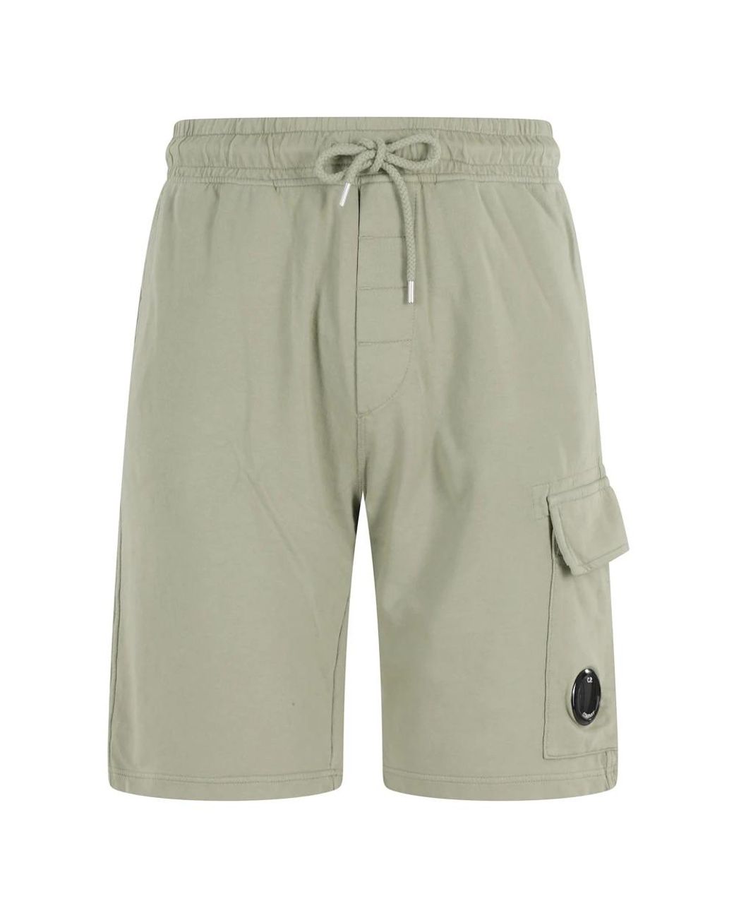 C P Company Green Casual Shorts for men