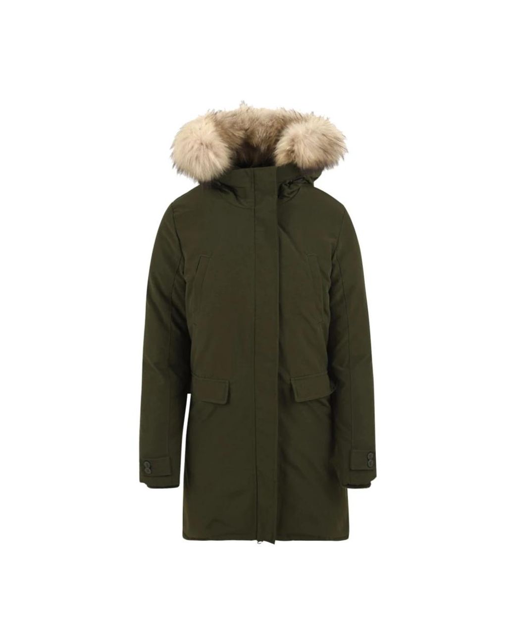 Bomboogie Jassen ,Groen ,Polyester Parka in het Green