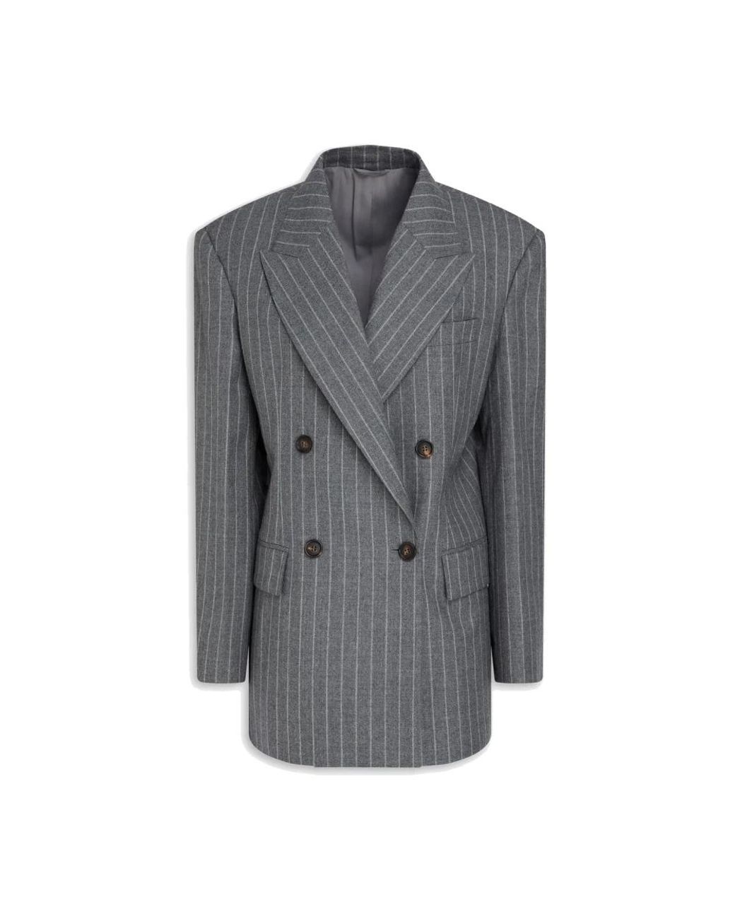 Brunello Cucinelli Gray Blazers