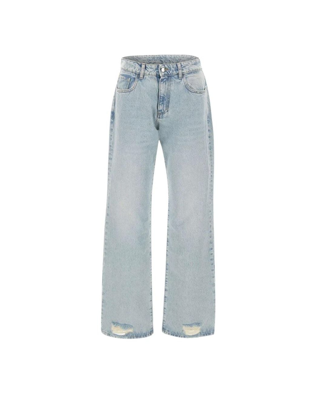 ICON DENIM Blue Straight Fit Jeans