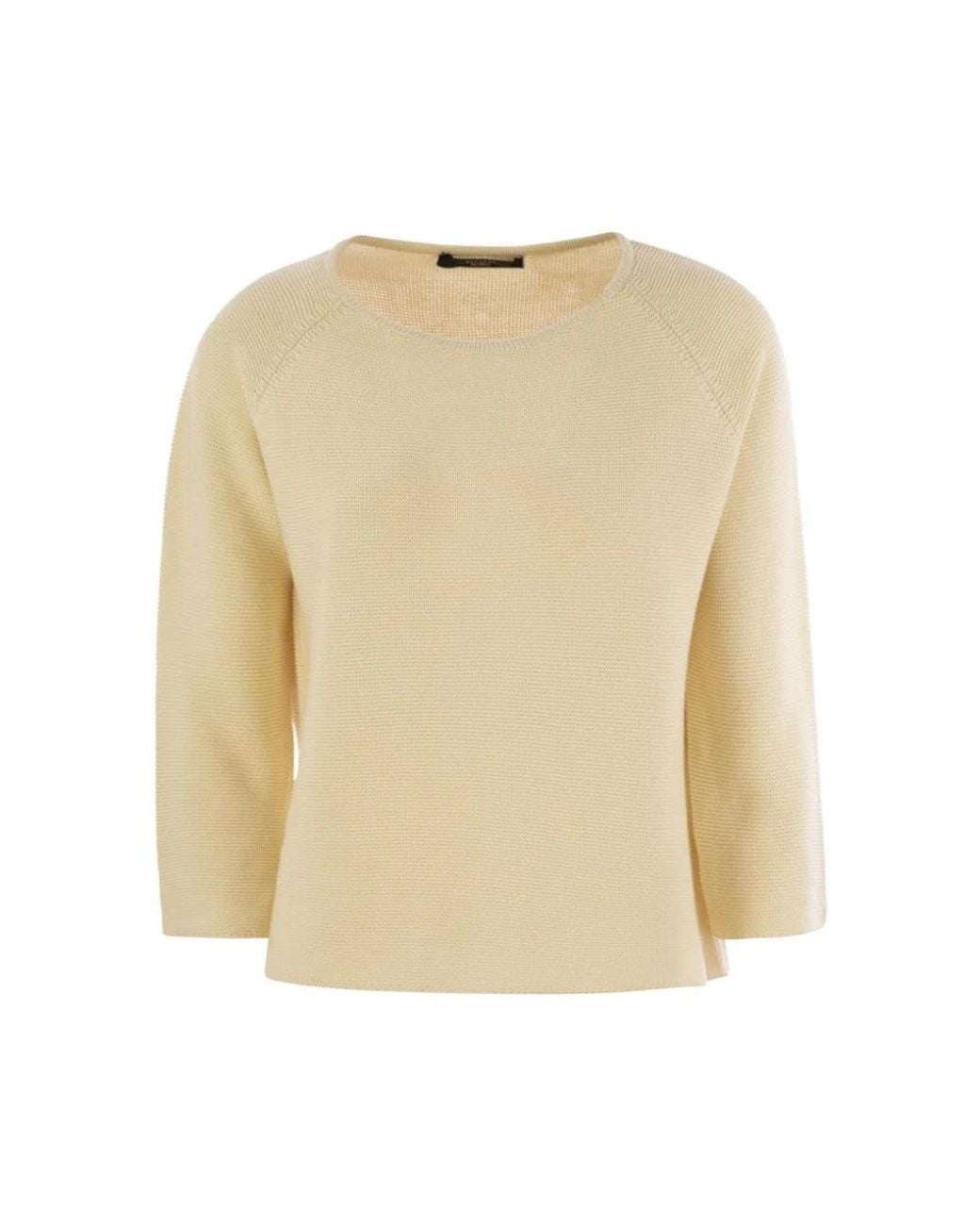 Weekend by Maxmara Natural Round-Neck Knitwear
