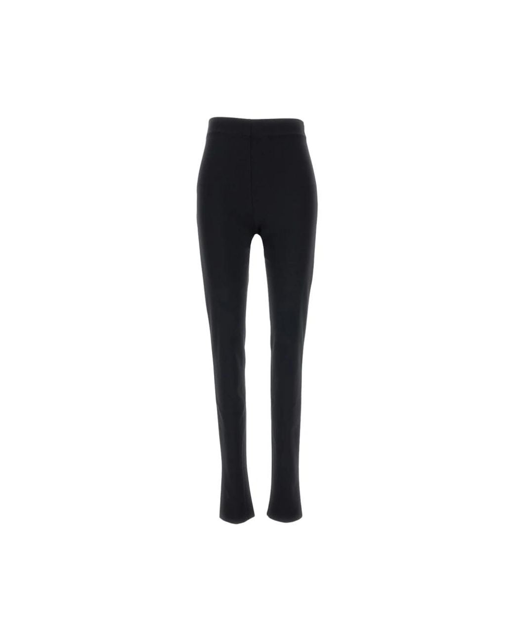 ANDAMANE Black Slim-Fit Trousers