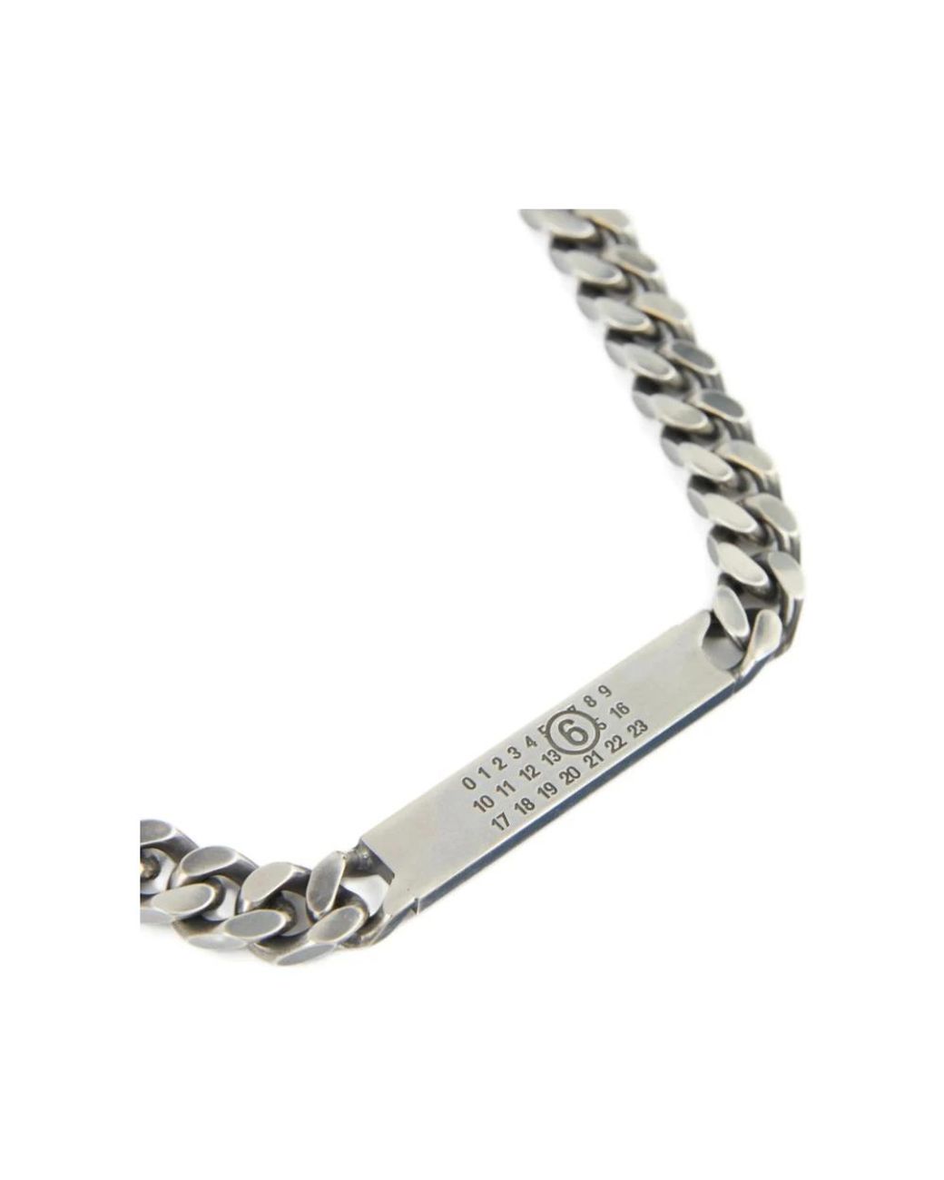 MM6 by Maison Margiela Metallic Necklaces for men