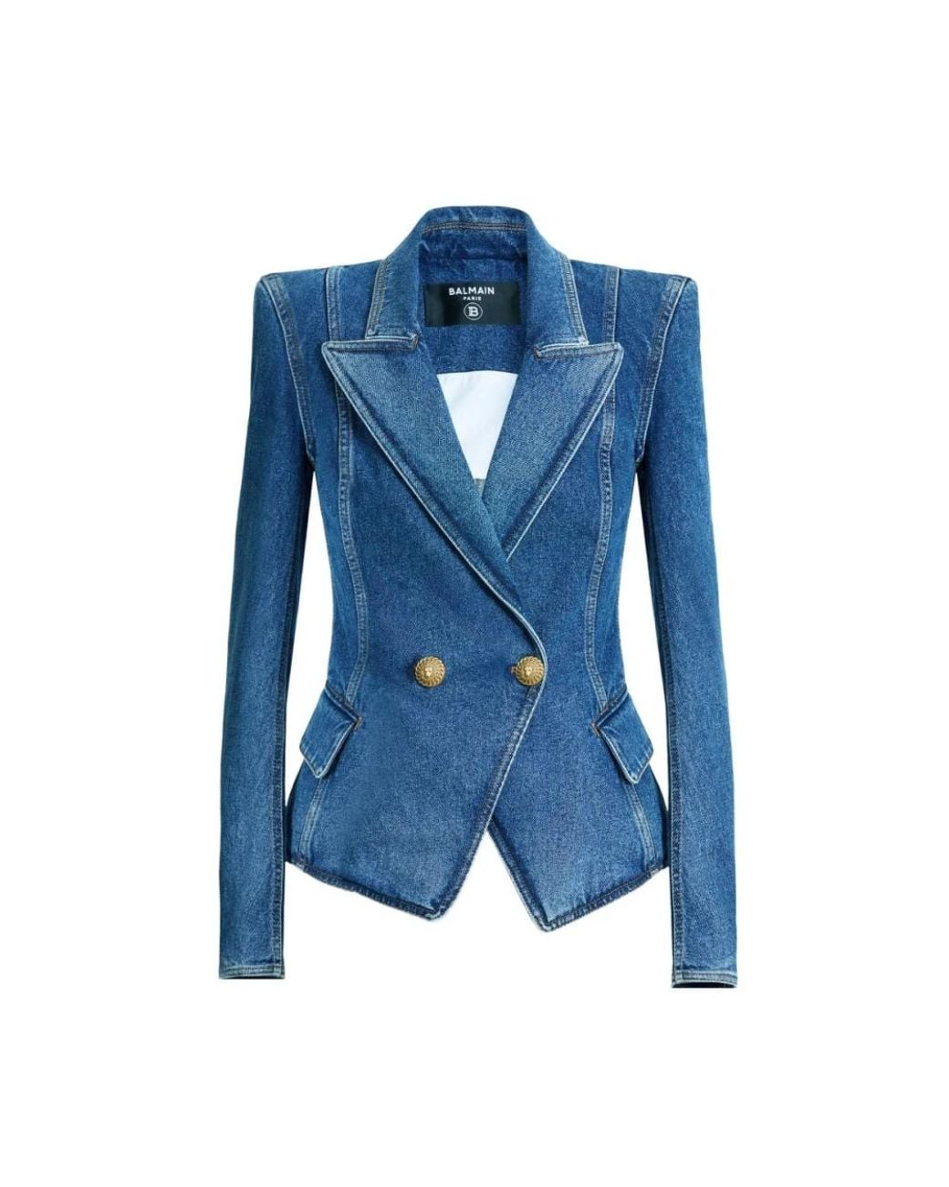 Balmain Blue Blazers