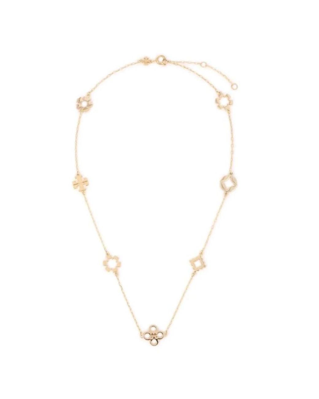 Necklaces di Tory Burch in Metallic
