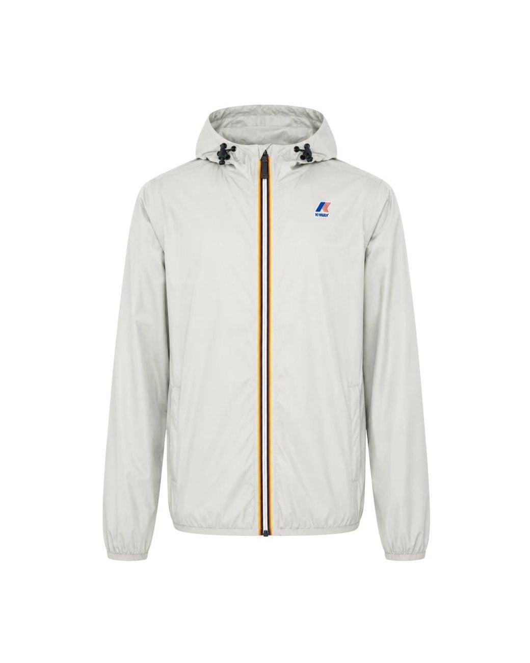 K-Way Claude Windbreaker in het White voor heren