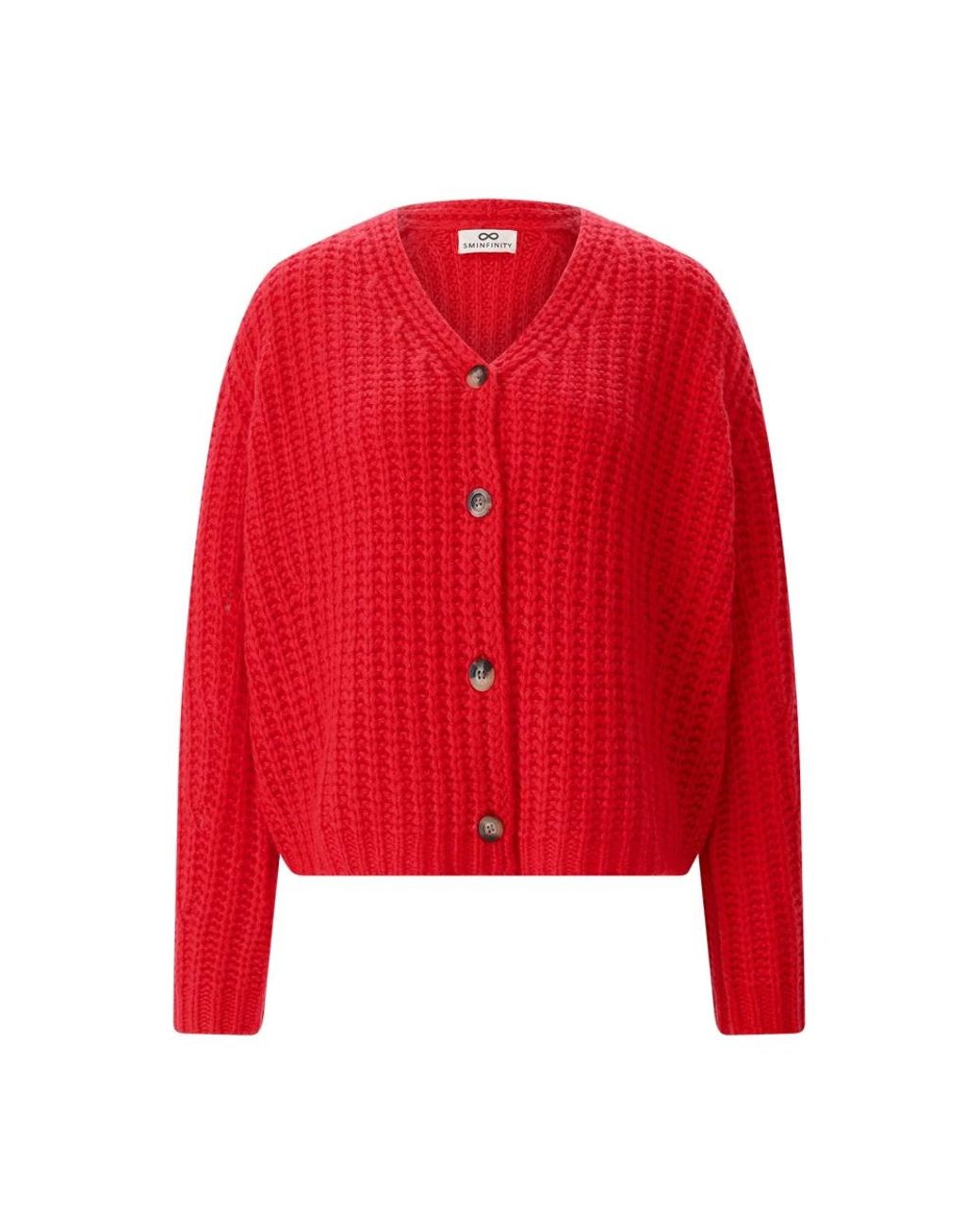 SMINFINITY Red Cashmere Knitwear