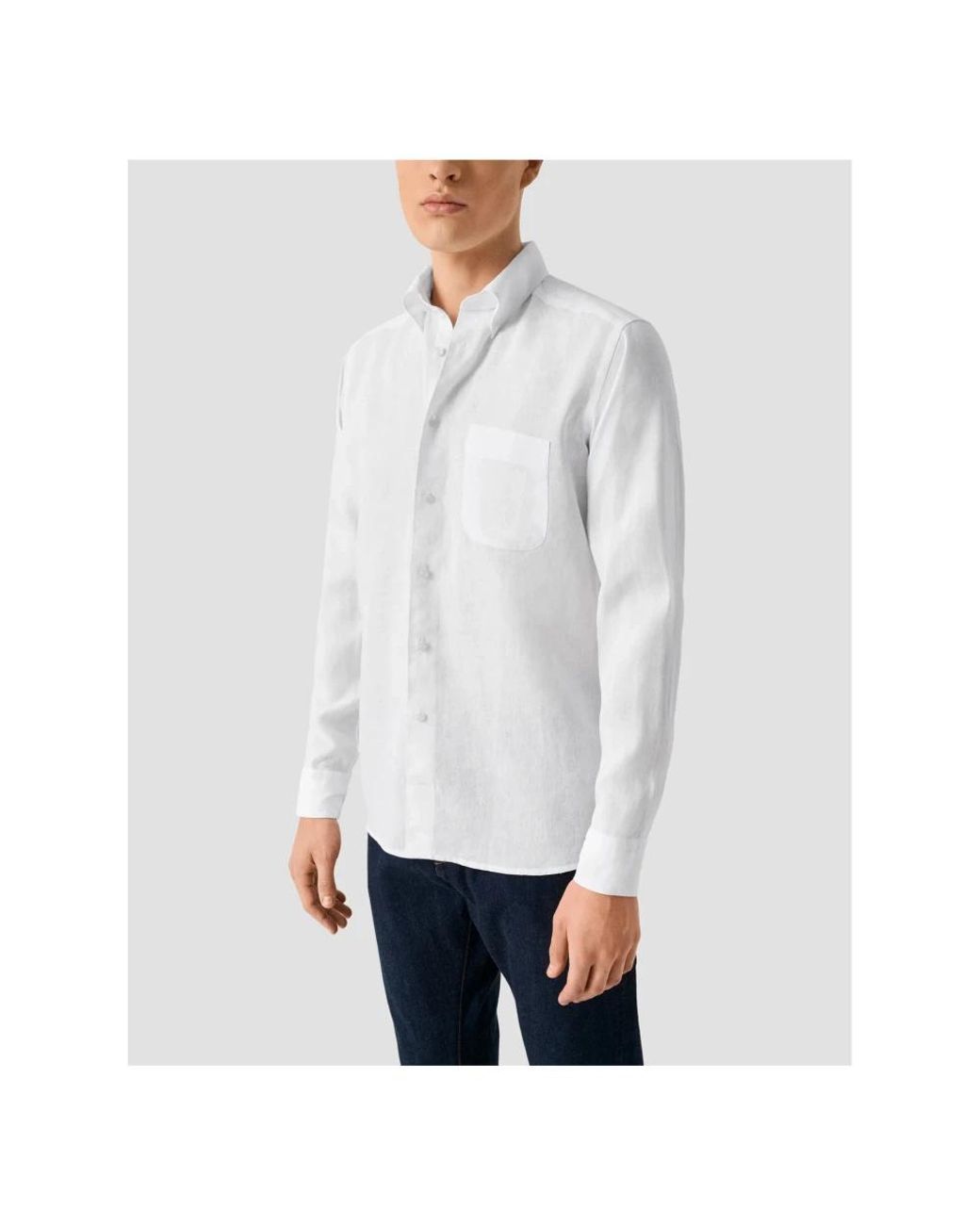 Eton of Sweden White Casual Shirts for men