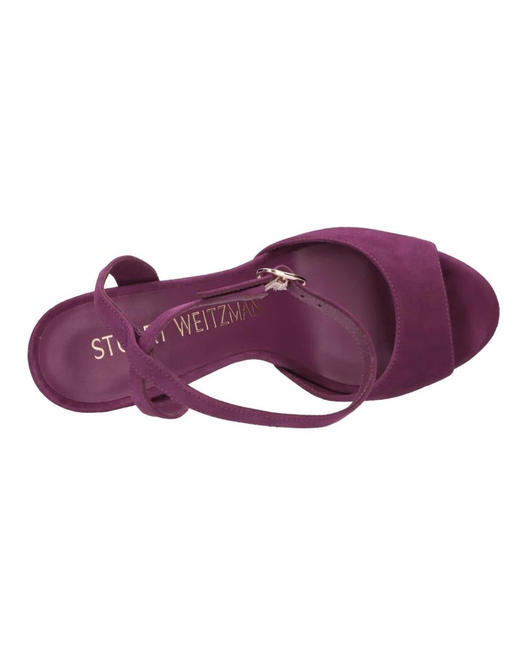 Stuart Weitzman Purple Ryder Ii Platform