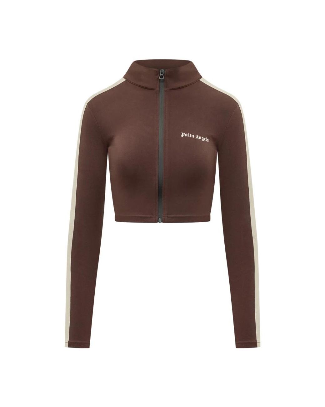 Palm Angels Brown Zip-Throughs