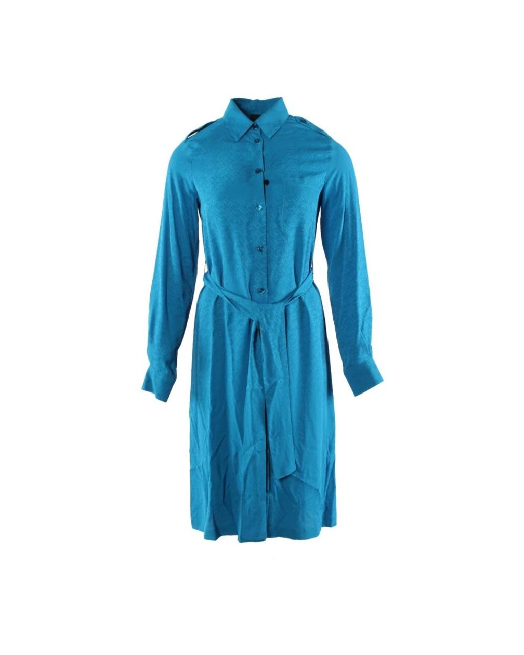 Pinko Blue Shirt Dresses