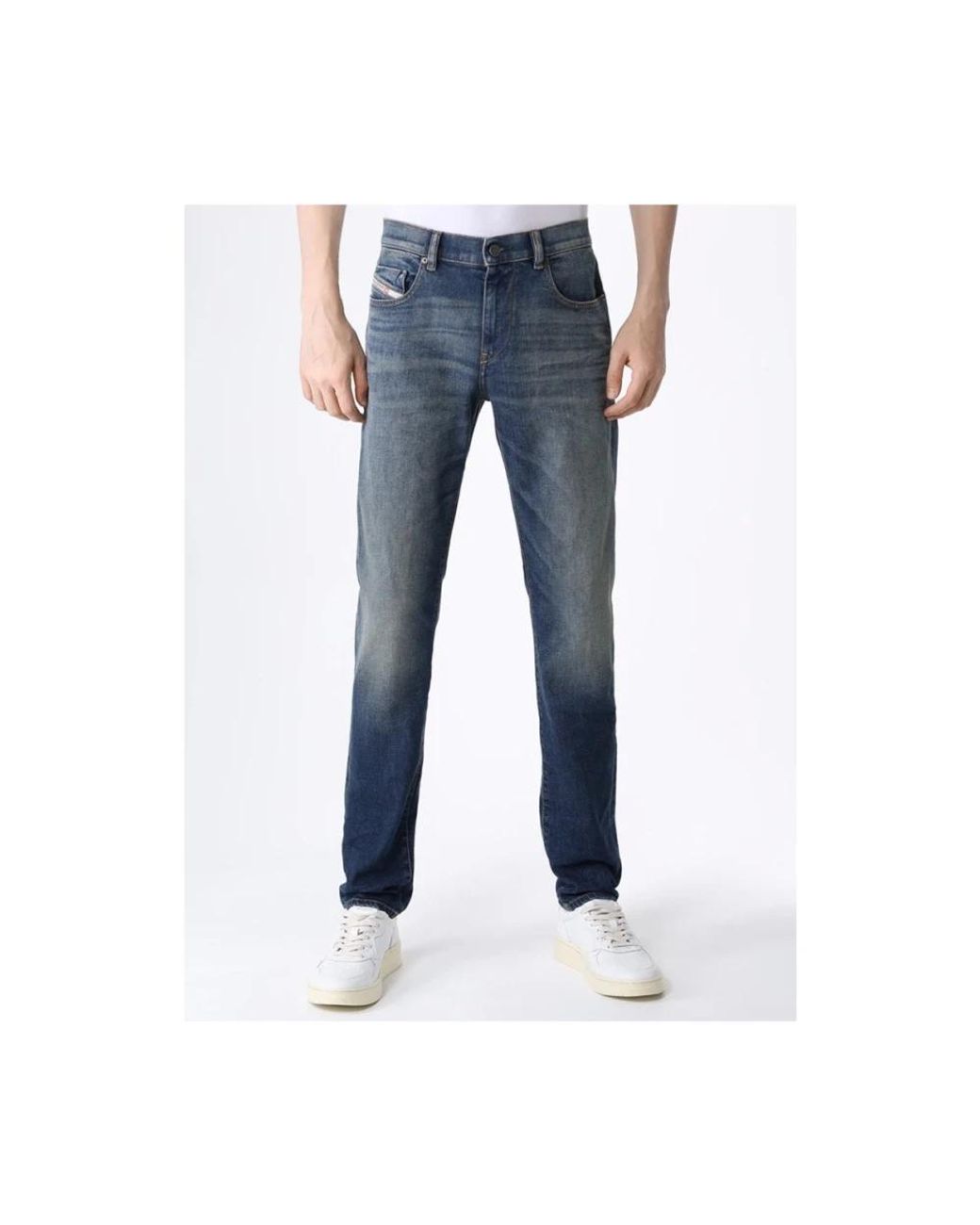 DIESEL Blue Slim Fit Jeans for men