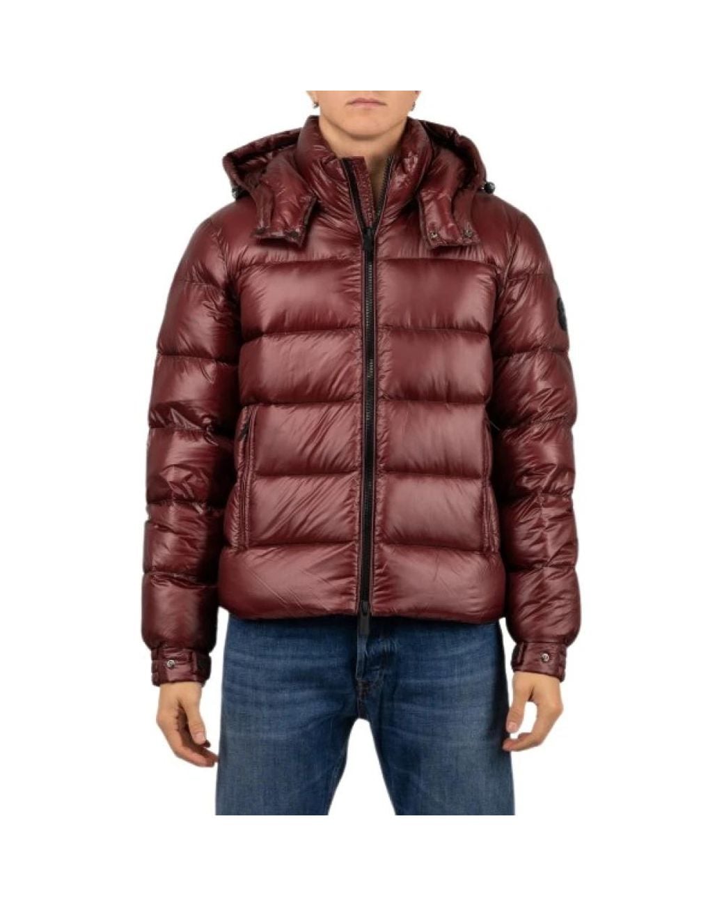 Heskimo Jassen ,Rood ,Nylon Bomberjack in het Red voor heren