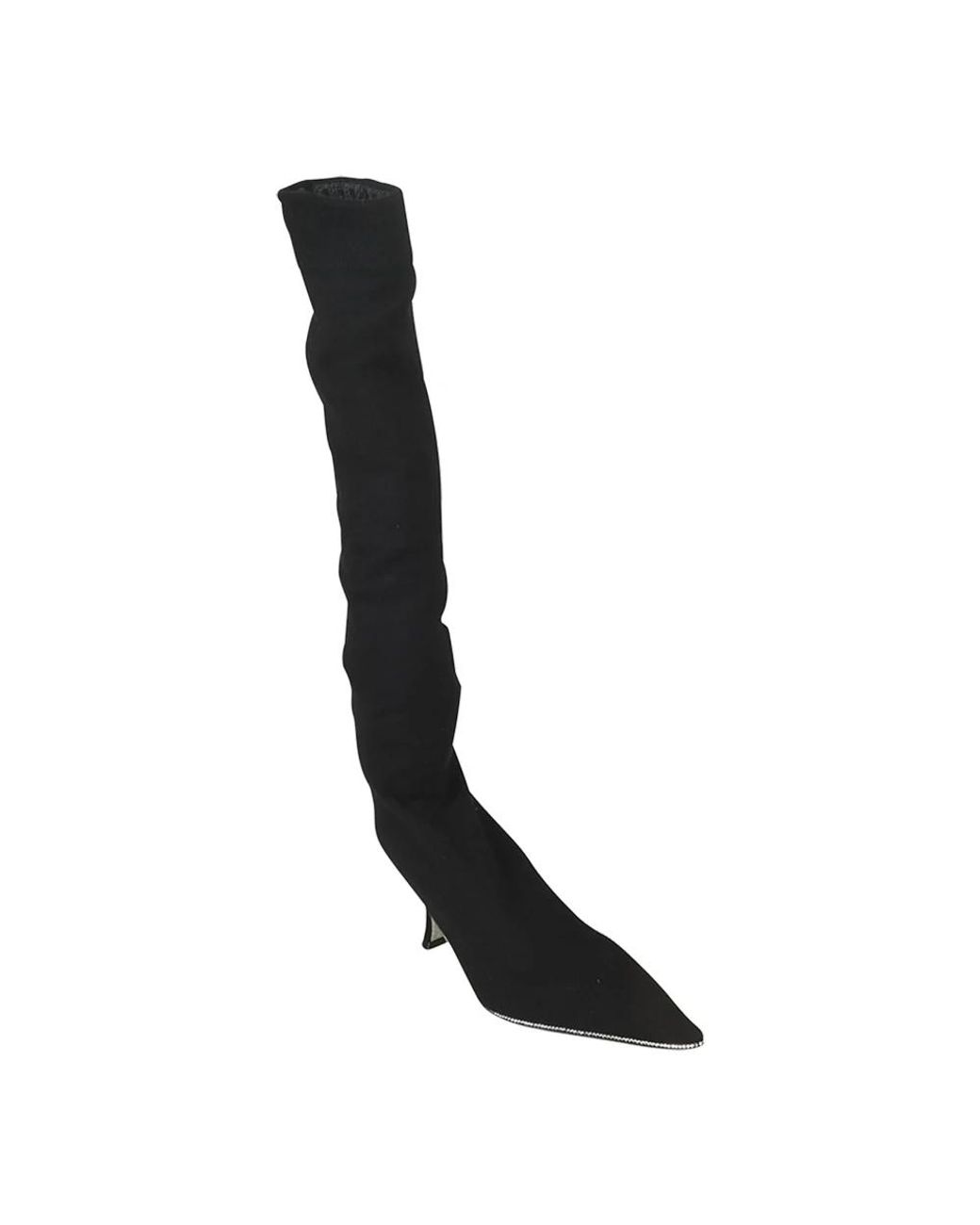 Rene Caovilla Black Over-The-Knee Boots