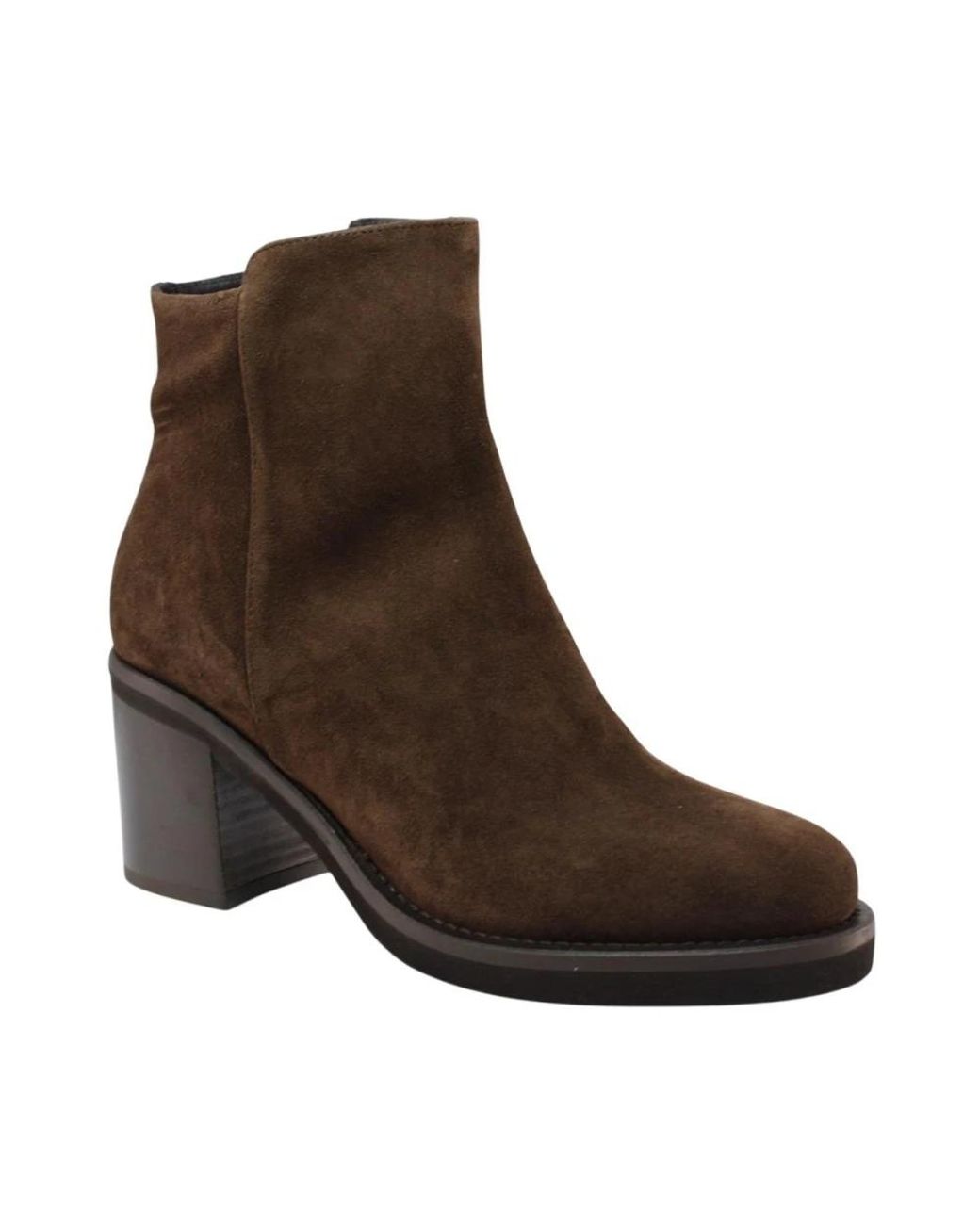 Luca Grossi Brown Heeled Boots