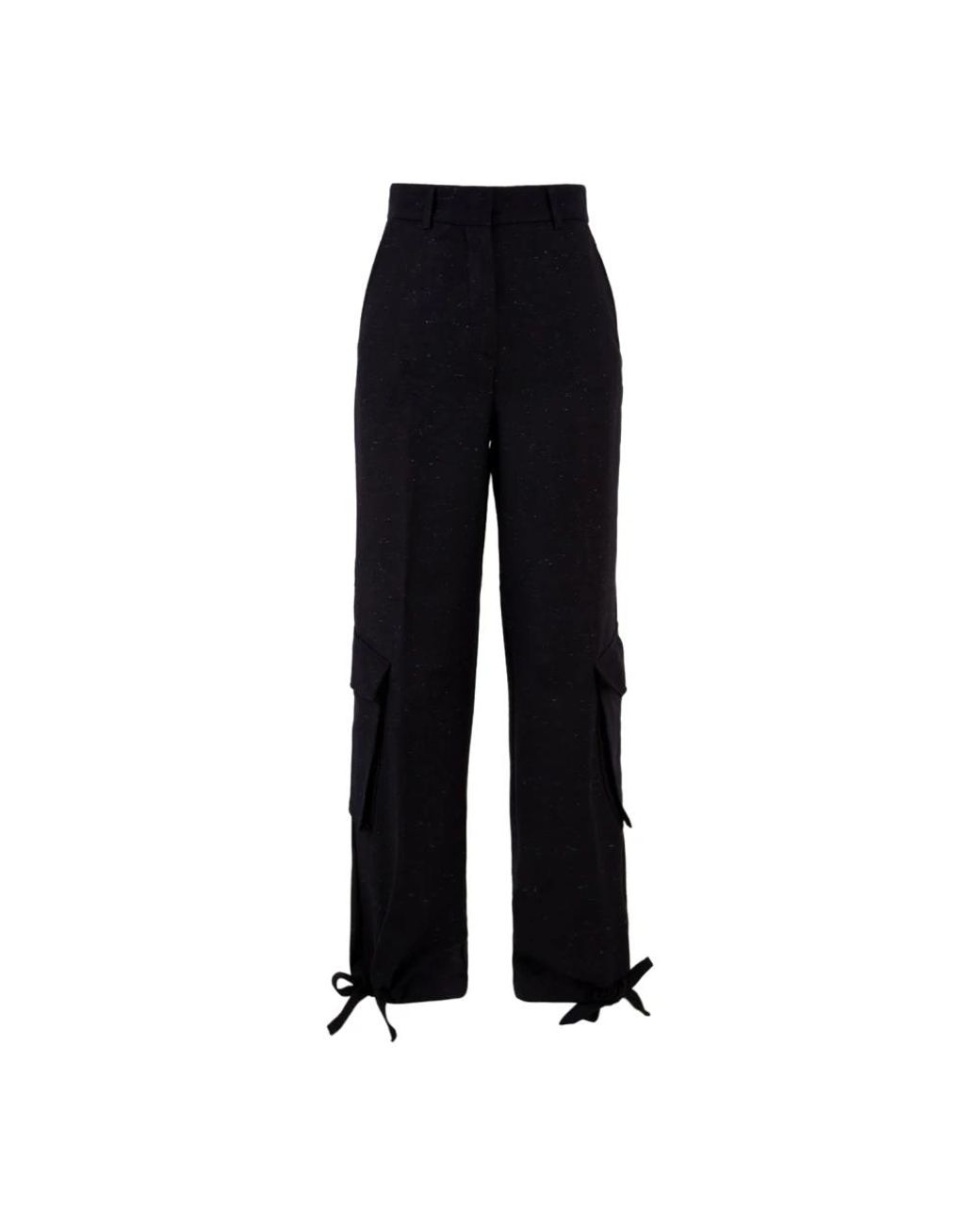 Beatrice B. Black Straight Trousers