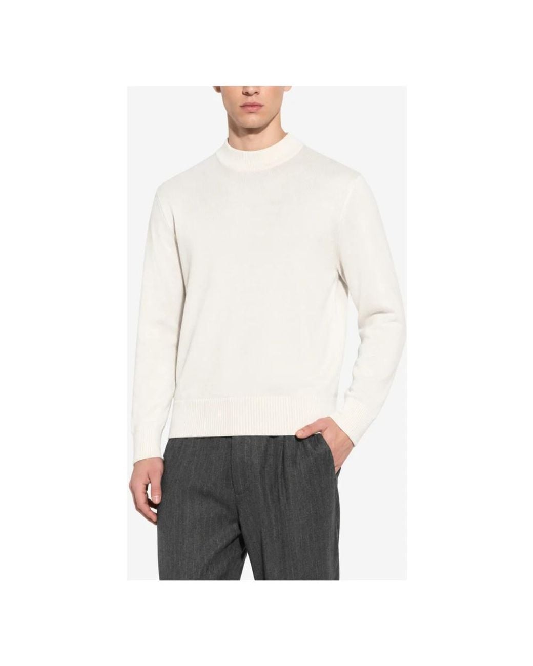 Paolo Pecora White Turtlenecks for men