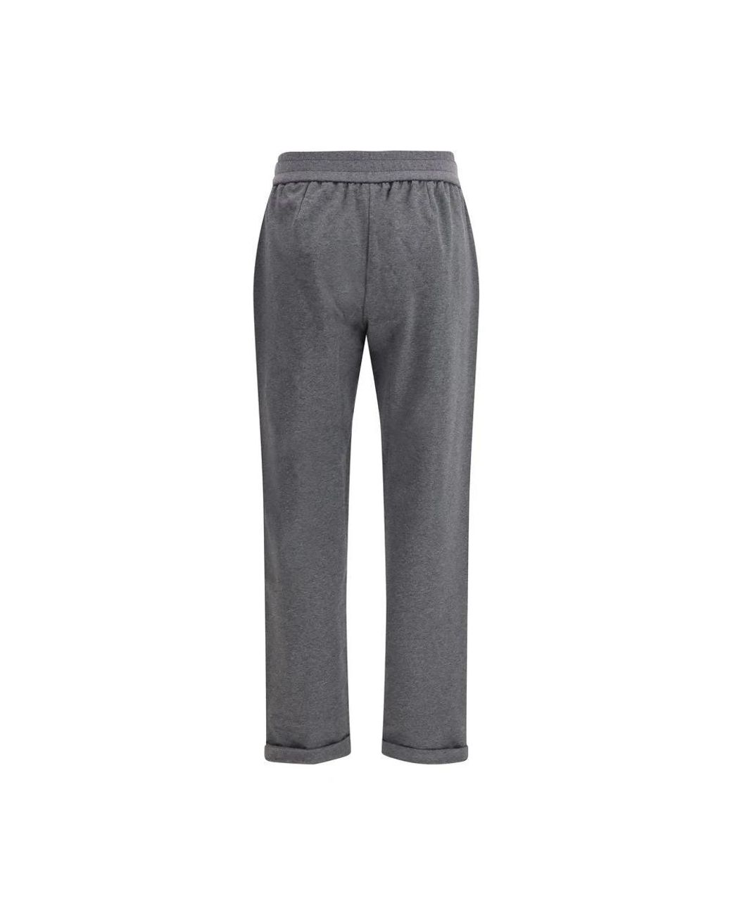 Brunello Cucinelli Gray Sweatpants