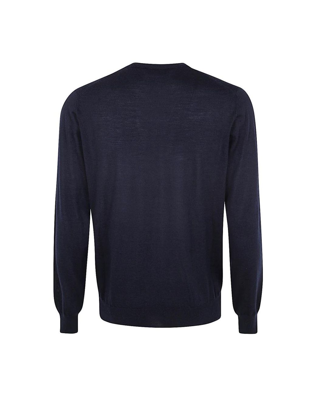 FILIPPO DE LAURENTIIS Blue Round-Neck Knitwear for men